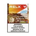 RELX悦刻 Package V240407 Rendering Front RELX Pod Pro 2 3 Pods Little Lime Pu Erh lce Tea 3 STDX M 6941974920700 电子烟