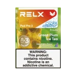 RELX悦刻 Package V240717 Rendering Front RELX Pod Pro 2 3 Pods Green Plum Ice Tea 3 STDX M 6941974932406 fid1721631035630etGs 电子烟