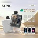 SONG崧A29娱乐系列16000口一次性电子烟 黑冰薄荷口味