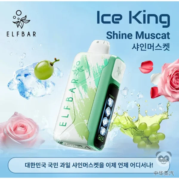 Ice King 冰王一代 25000口 一次性电子烟 青提口味产品图