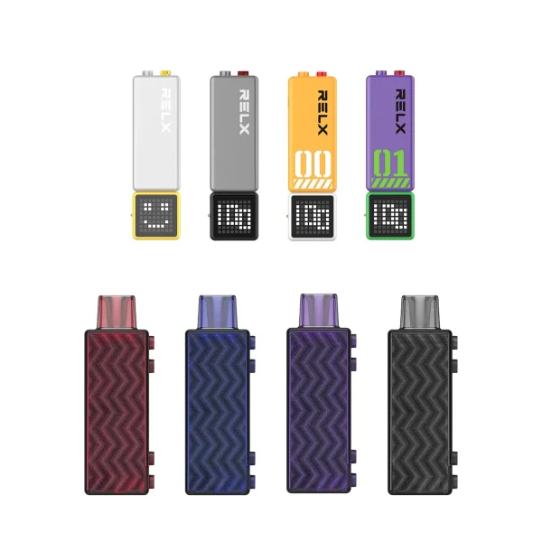 RELX 悦刻积木烟杆 黑色灰色产品图