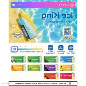 ELFBAR Ice King 冰王夏日版 40000口 一次性电子烟 全口味一览产品图